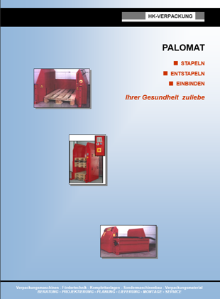 Katalog für Palettentower von HK-Verpackung